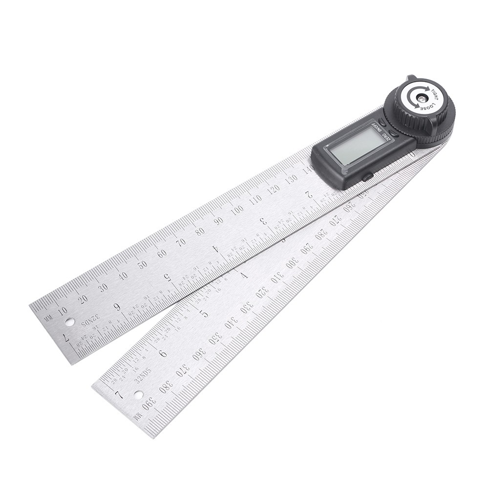 7" Electronic Protractor Digital Goniometer Angle Finder Miter Gauge Ruler