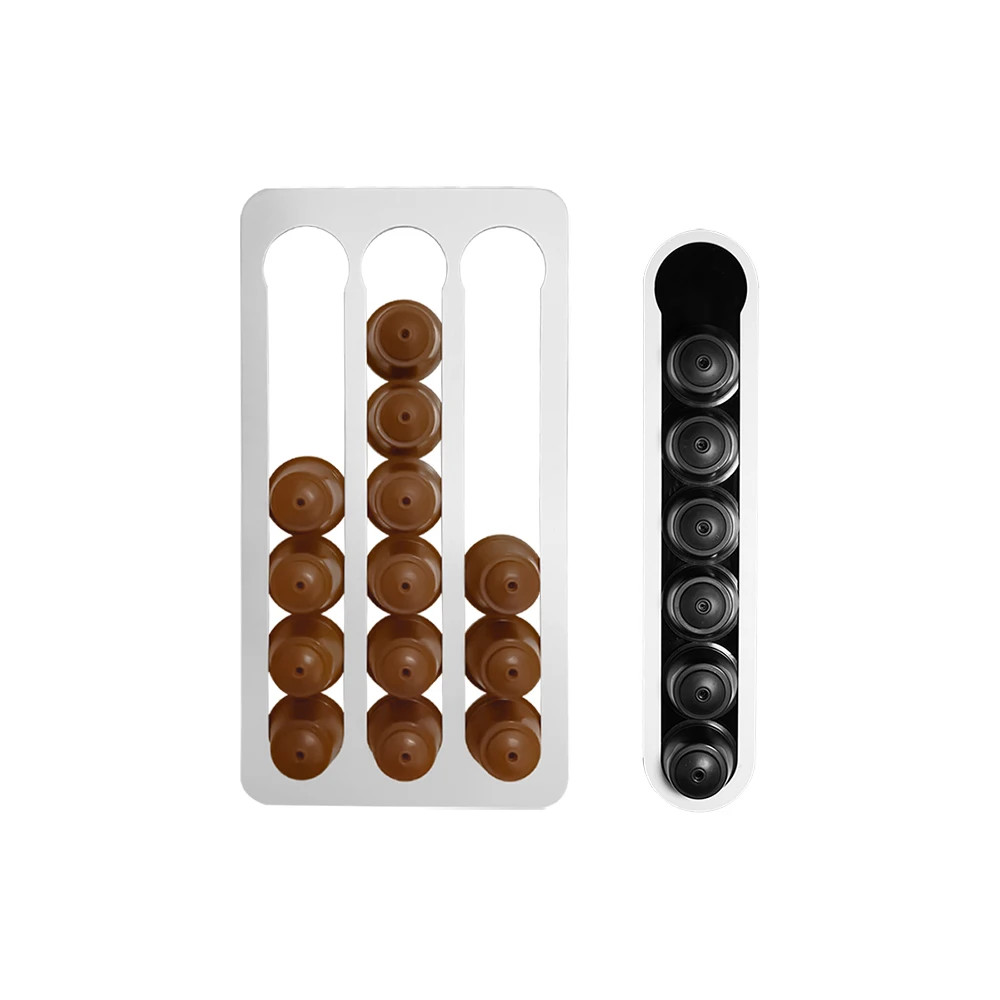 New Wall-mounted Coffee Pods Storage Rack,Coffee Capsules Storage Holder Shelf