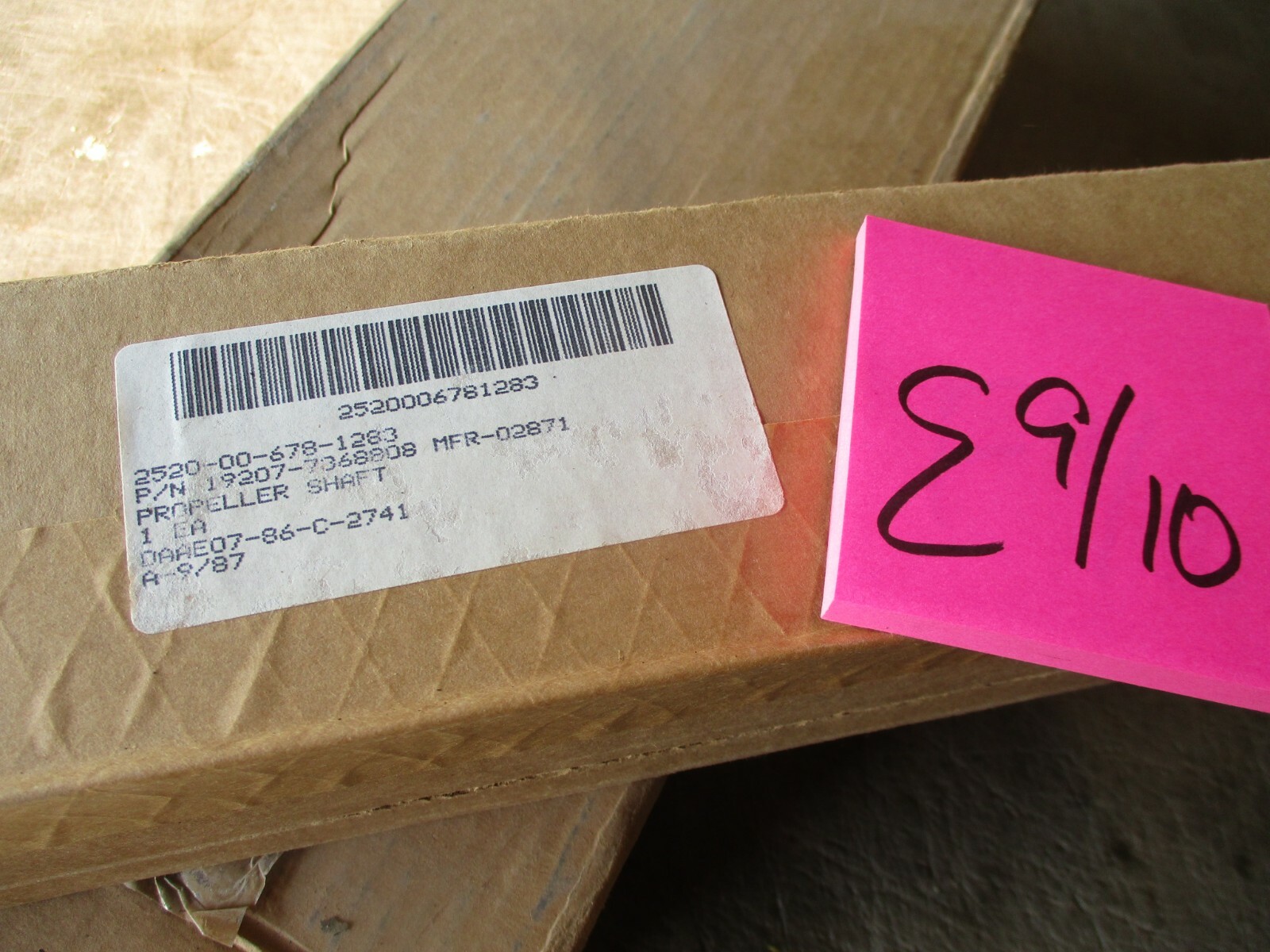 NOS Propeller Shaft, Prop Shaft, NIB, for M151 Jeep