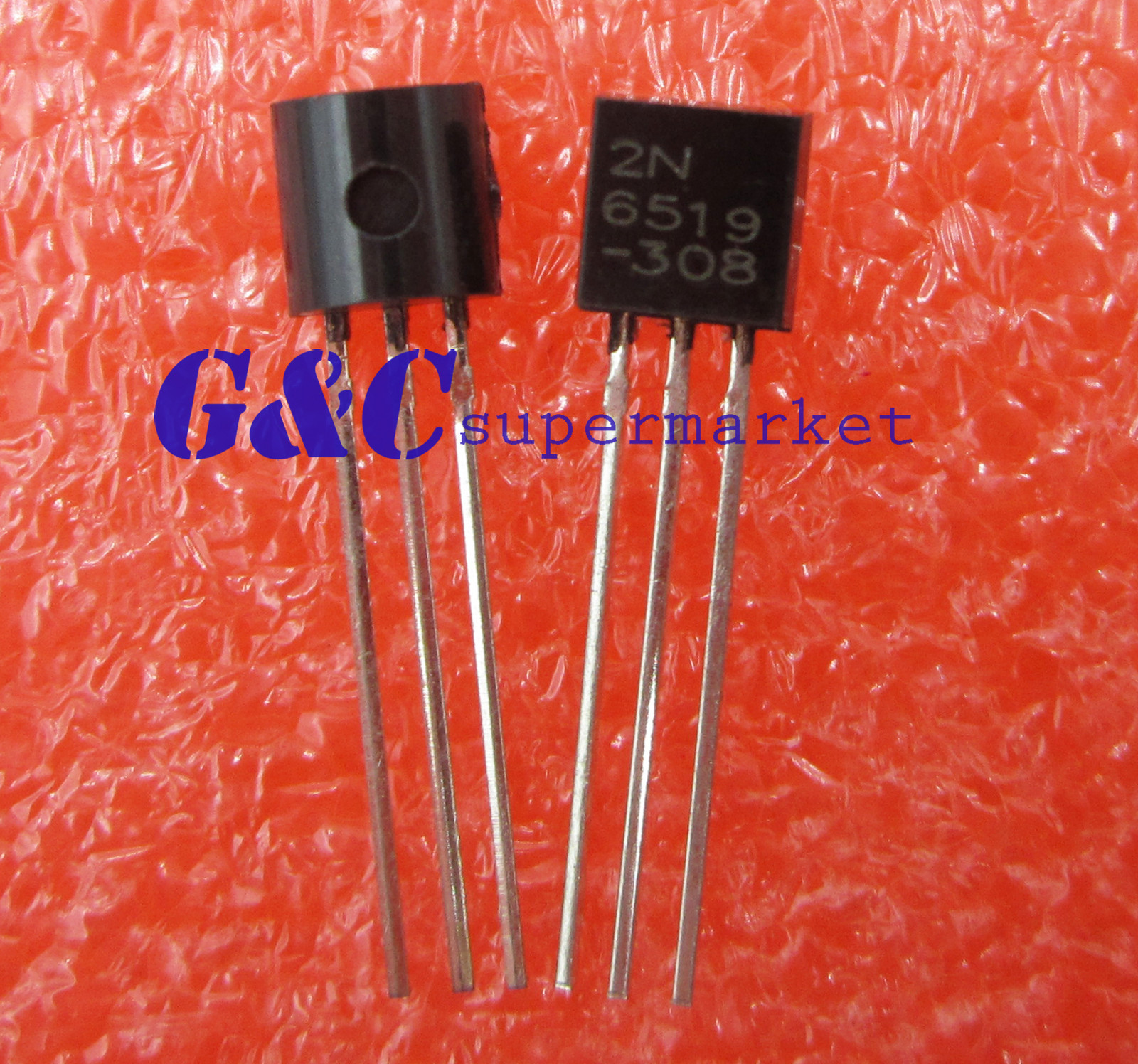 100PCS 2N6519 FSC TRANS PNP 300V 0.5A TO-92 NEW GOOD QUALITY