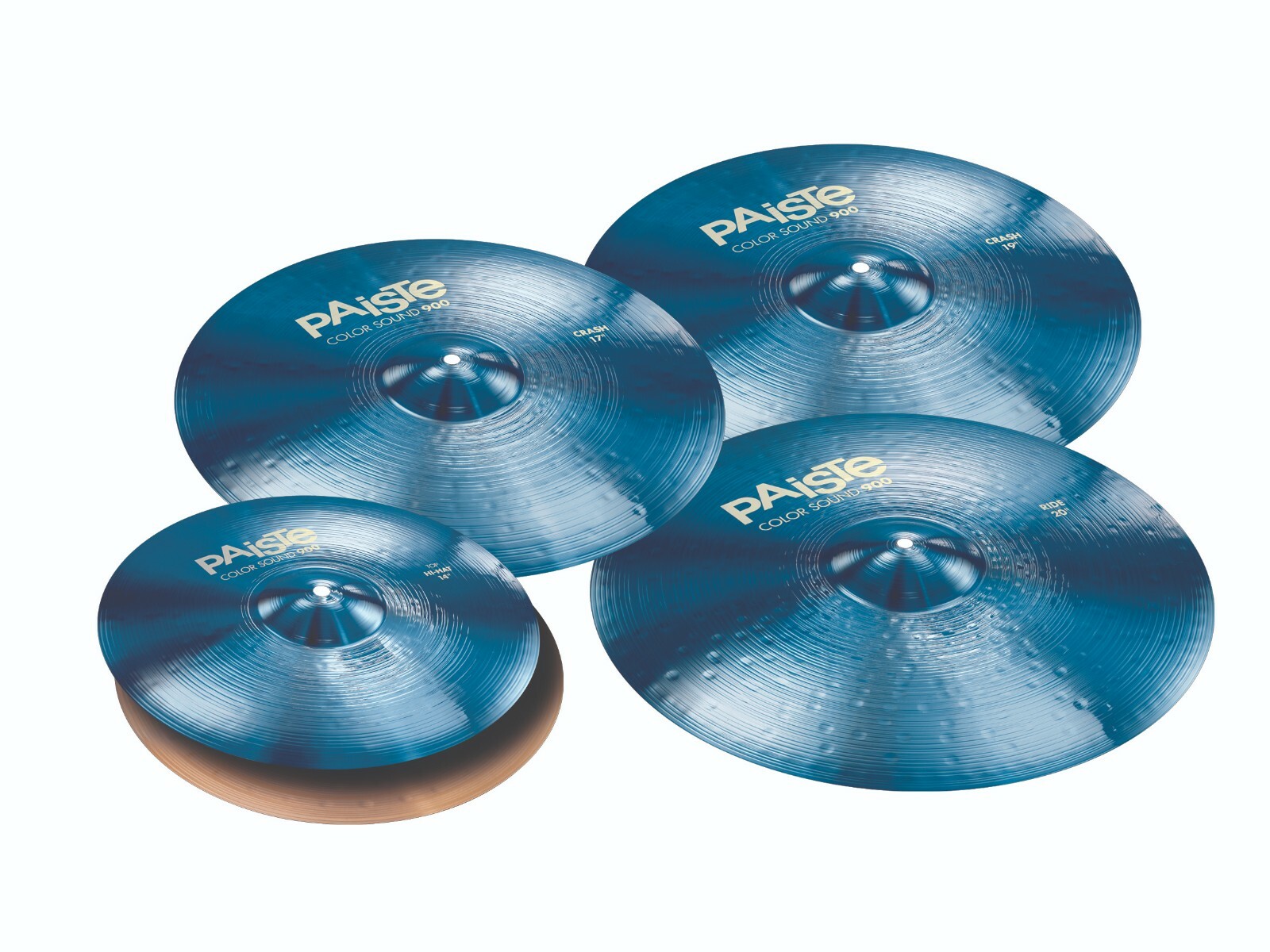 Paiste Color Sound 900 Blue 5 Pc Universal Cymbal Set/New/Model # 193MXTO