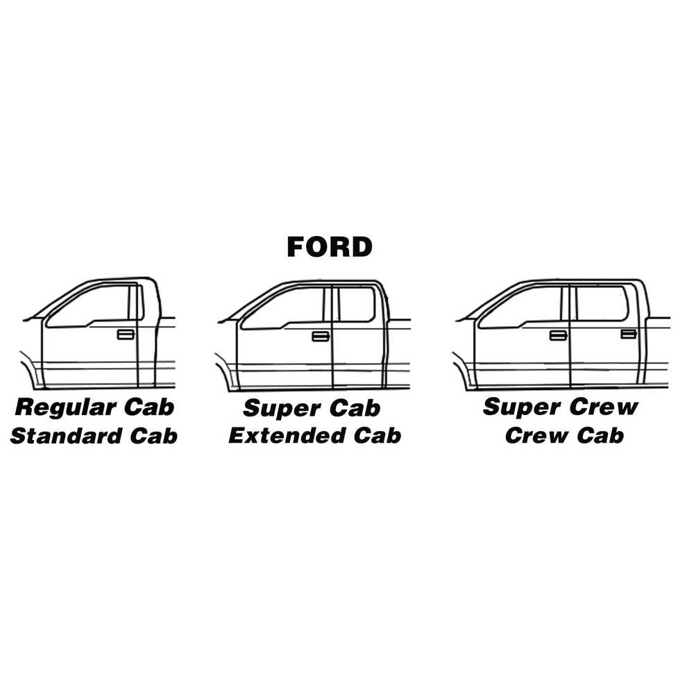 Slip-on Rocker Panel for 99-16 Ford Super Duty Regular Cab Pickup Universal