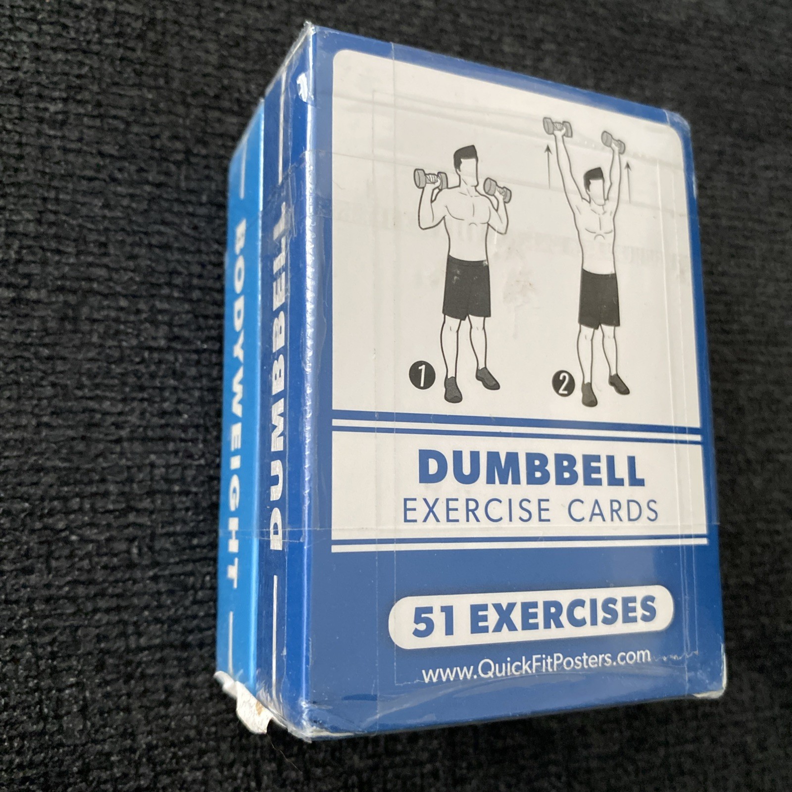 NWT 2 Pack Bodyweight & Dumbbell Exercise Cards Over 100  Fitness New Year 2026
