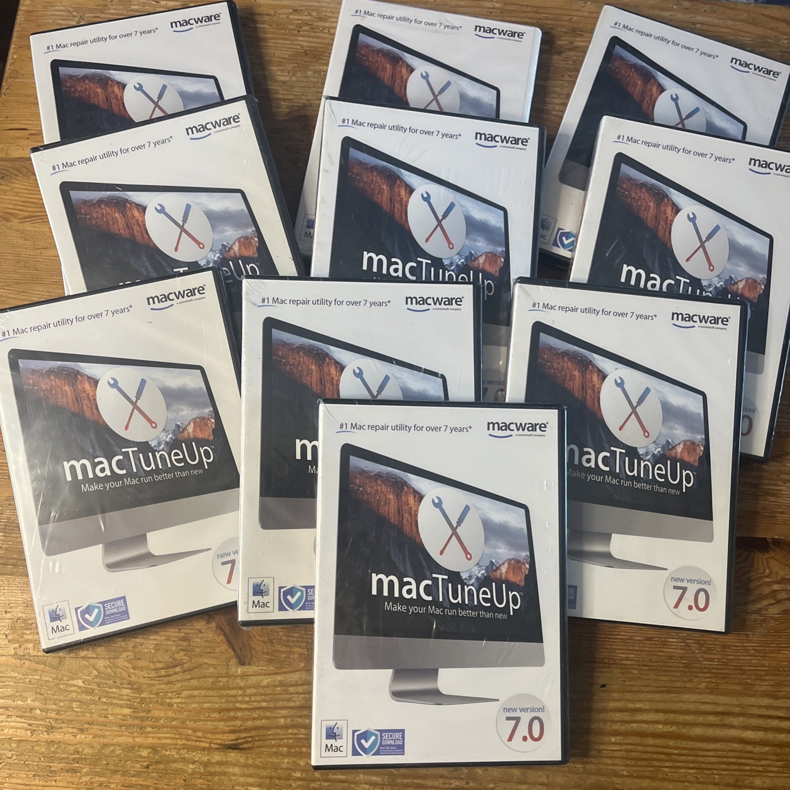 Macware MacTuneUp 7.0 Lot of 10 New Sealed Software Apple Computer Reseller Lot