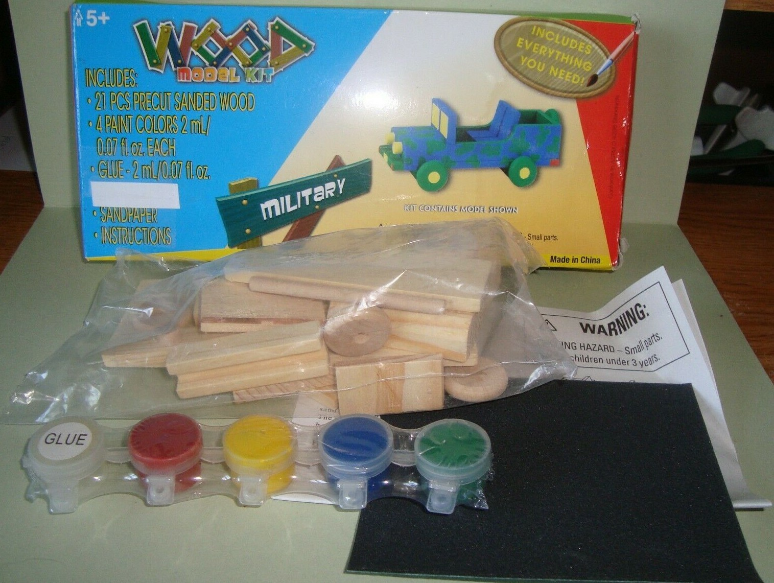 Michaels Stores Military Vehicle Wood Model Kit