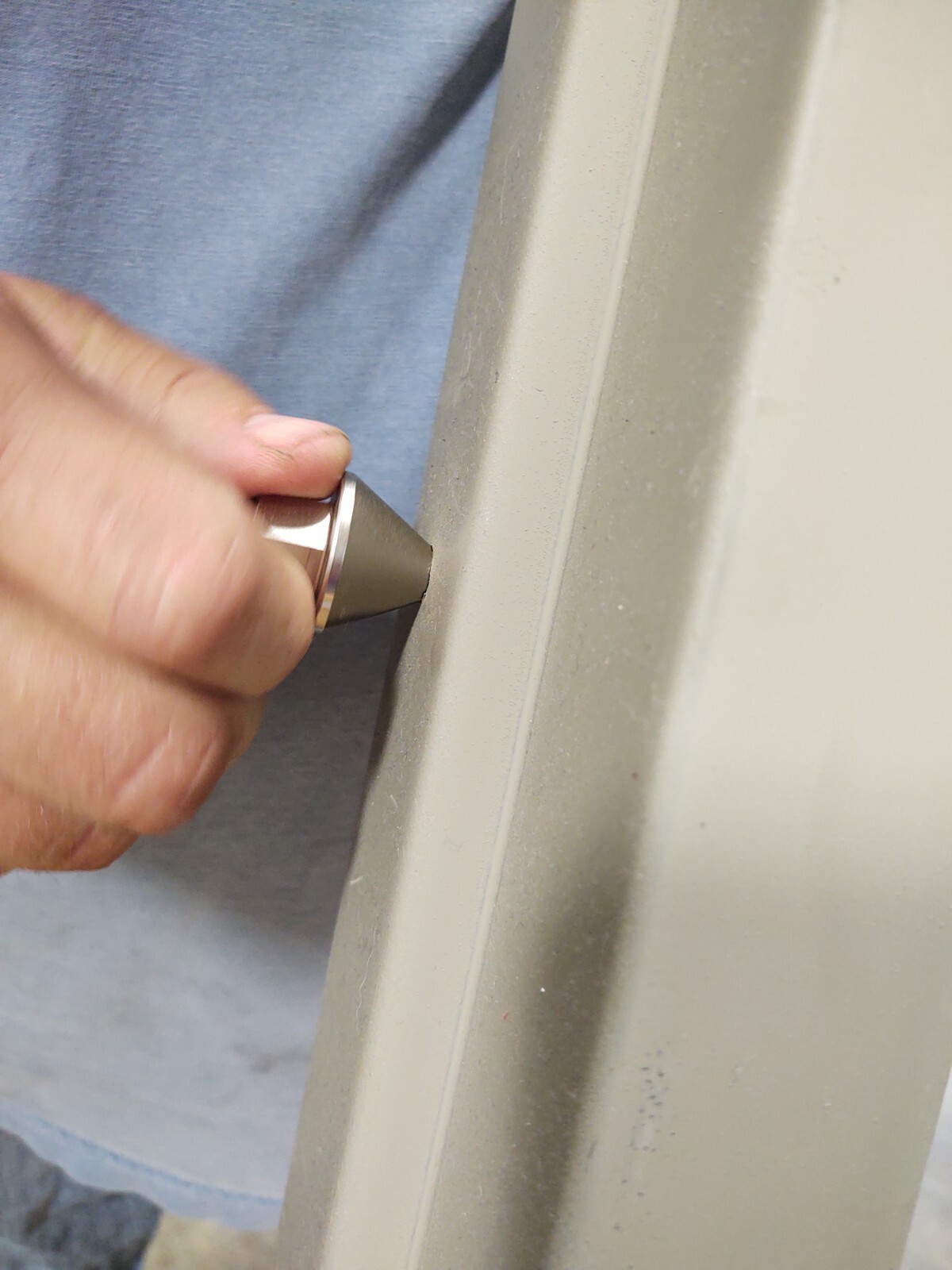 Hollow Metal Frame Door Dimpler