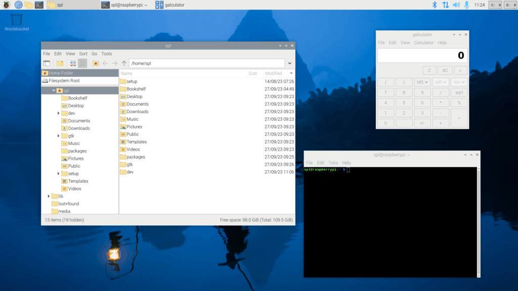 64gb Micro-SD, Raspberry Pi OS (32/64 bit) with Desktop and recommended software