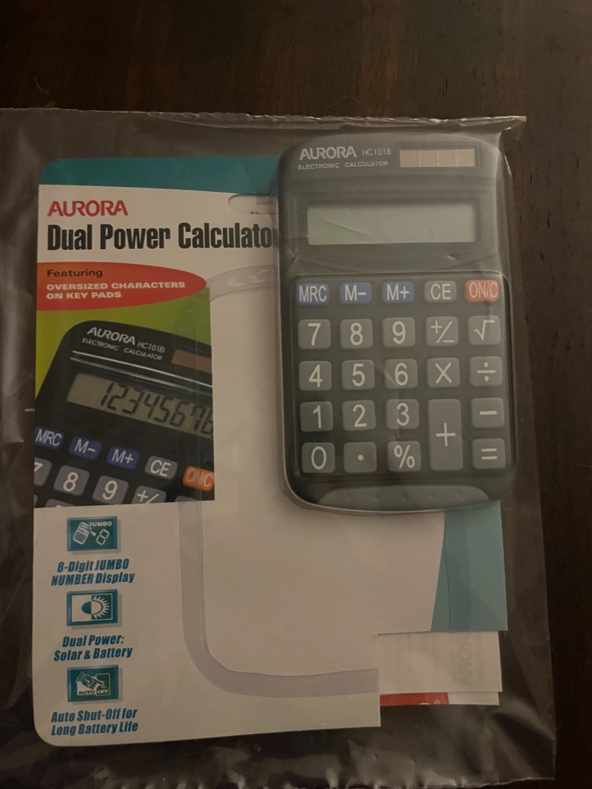 Aurora HC101B Dual Power Calculator