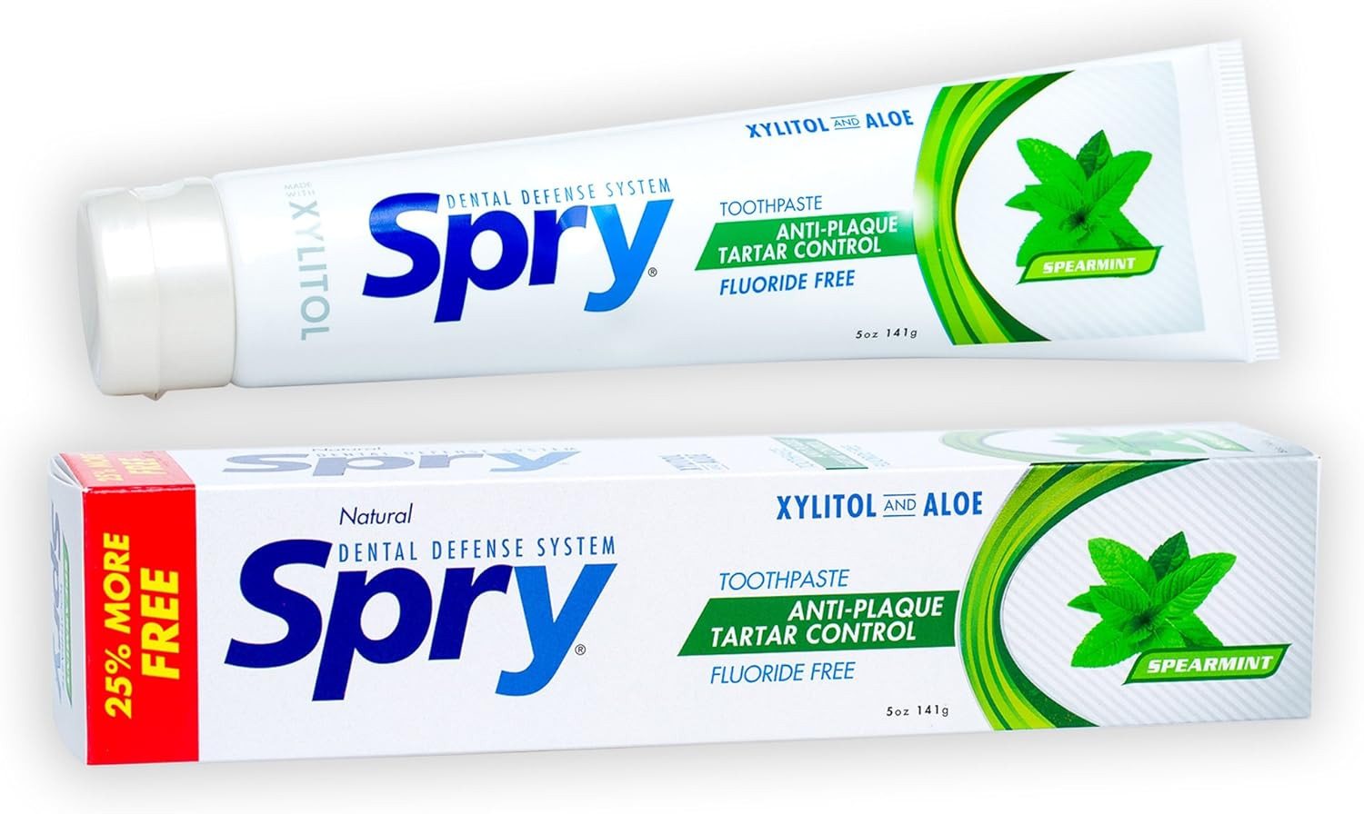Natural Xylitol Toothpaste 5Oz for Adults and Kids - Fluoride Free, Gentle for S