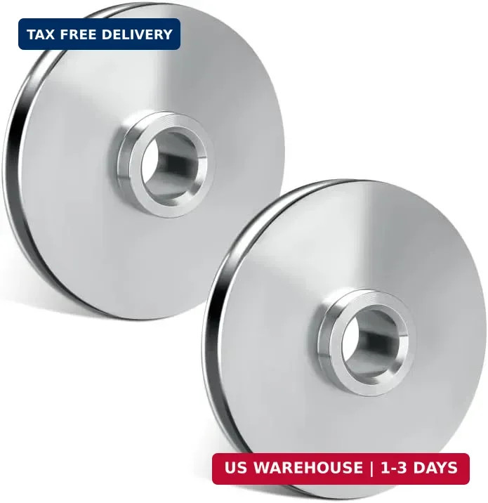 Garage Door Parts Opener Pulley 144C56, Aluminum Metal Pulley Compatible with Ch