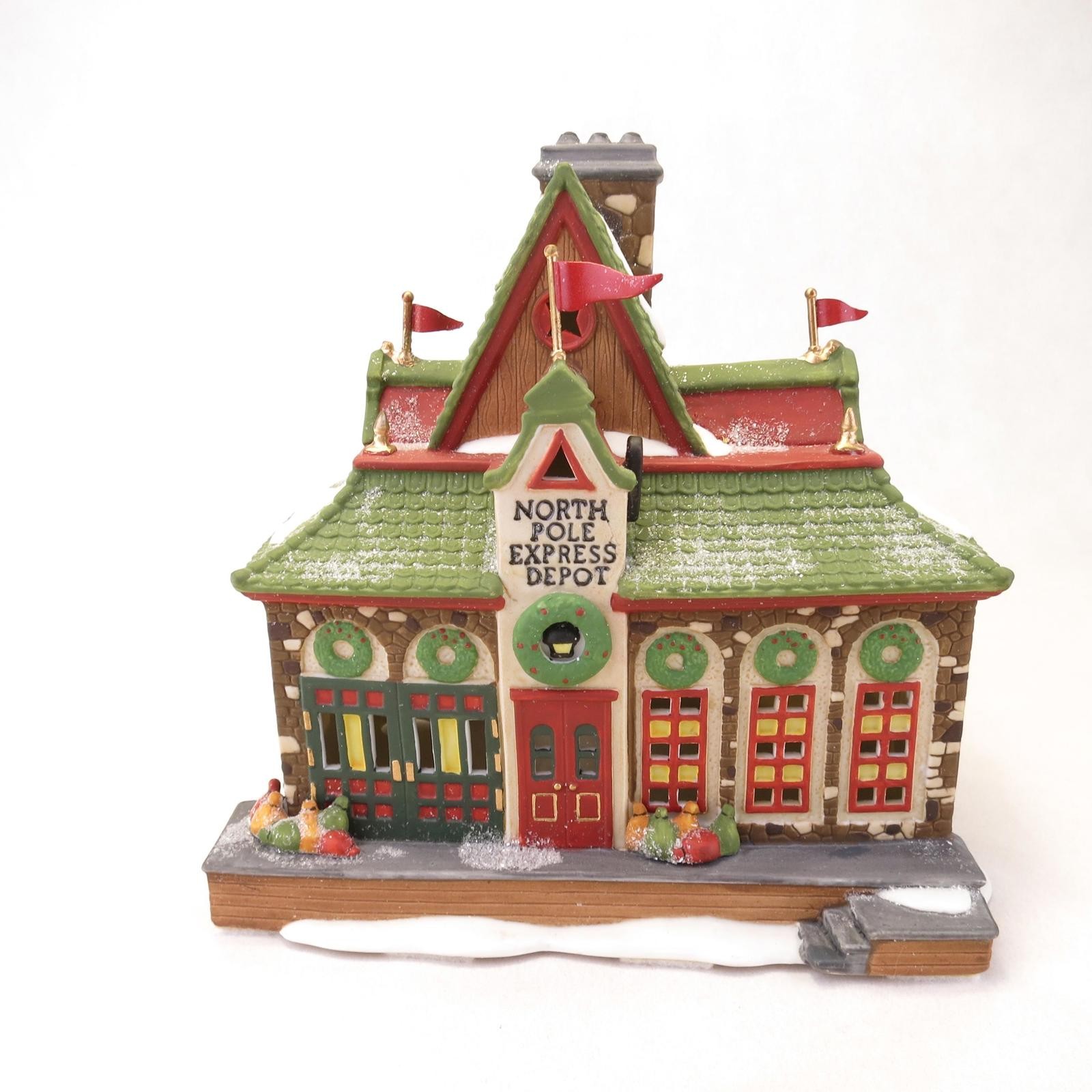 Vintage Department 56 Village North Pole Express Depot 56278