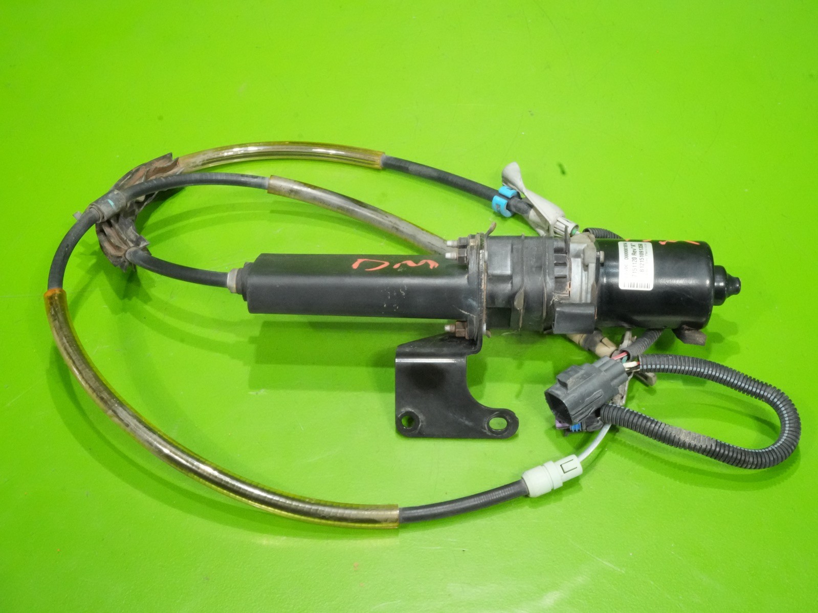 10-15 Jaguar XF XFR XK XJ OE rear back emergency parking brake motor right cable