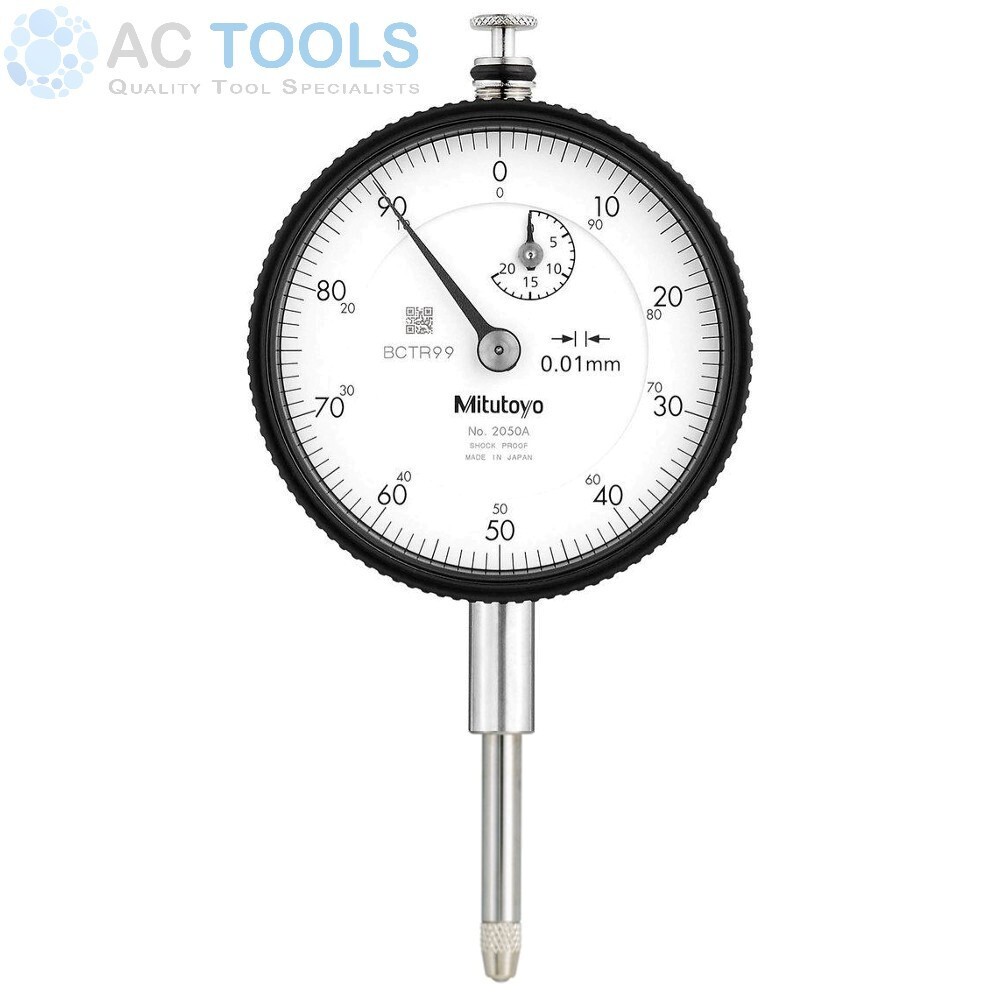 Mitutoyo Dial Indicator - Metric (20mm) With Rear Mounting Lug 2050A