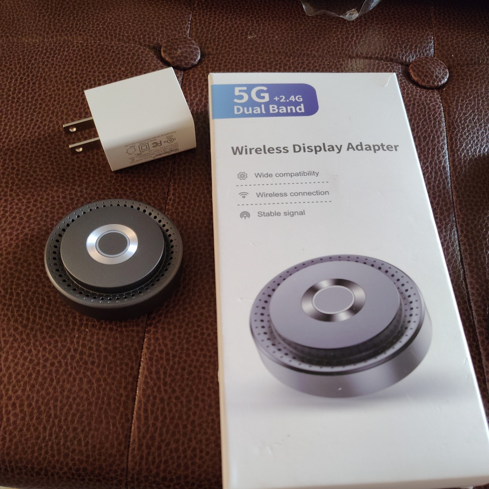 Wireless Display Adapter, Supports 4k HDMI, Dual 2.4/5G Wifi, Screen Mirroring