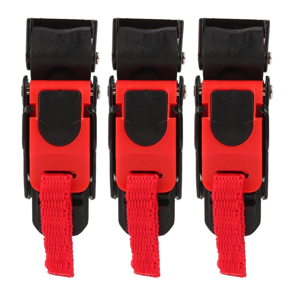 Motorcycle Helmet Chin Strap Quick Release 3 Pieces