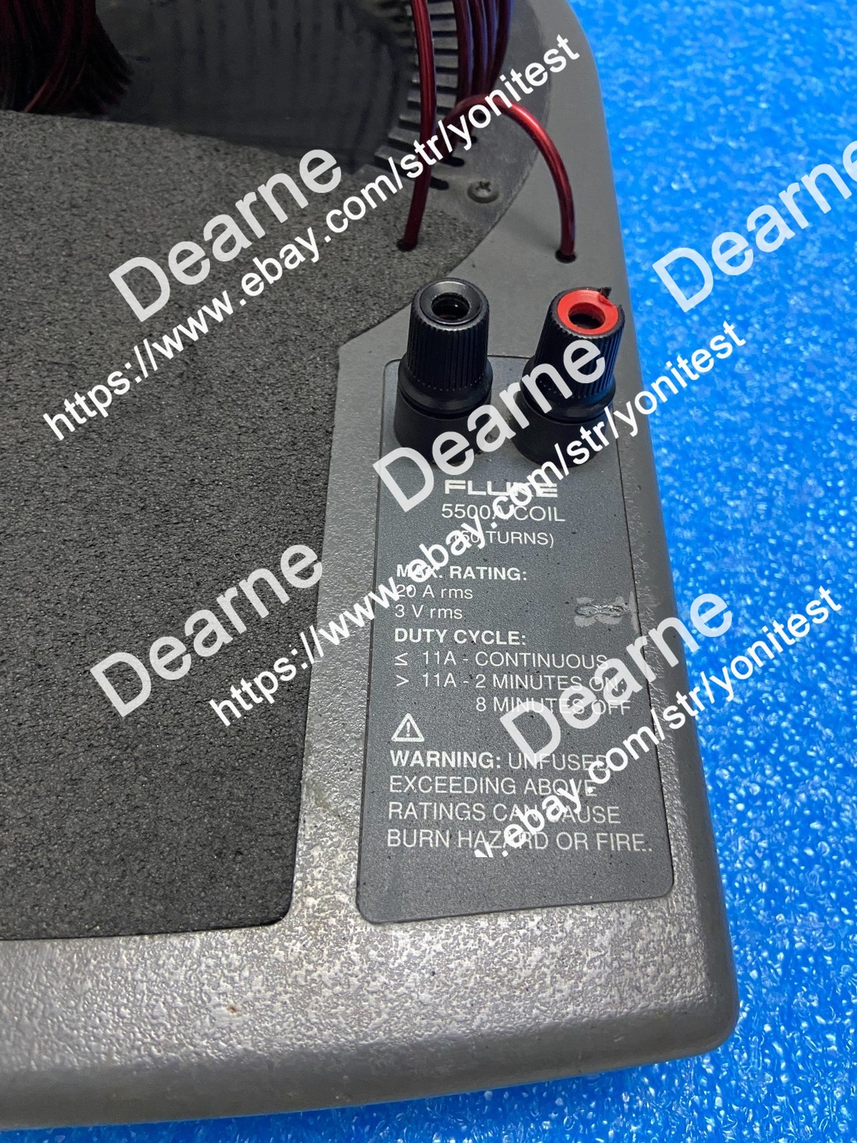 FLUKE 5500A/COIL 50 TURNS MAX.RATING 20A 3V 5500A Coil-50 turnscurrent COIL