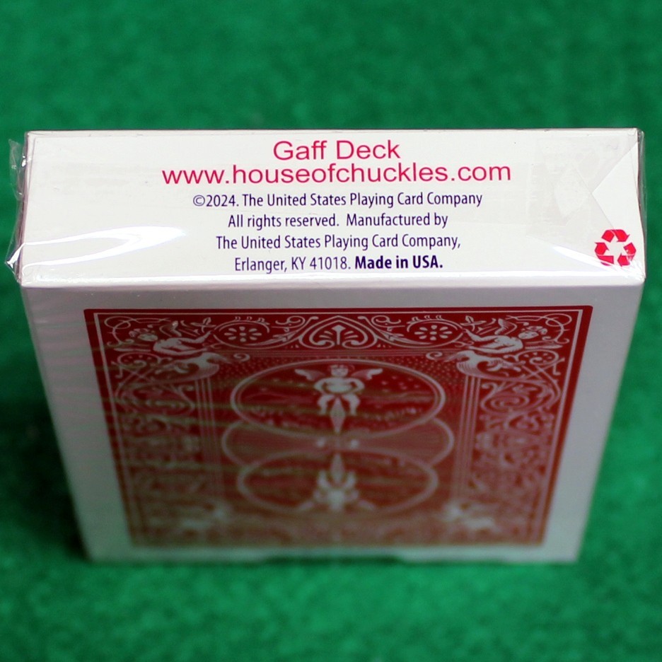 Bicycle Gaff Deck - Accessory For Card Magic Tricks - NO Instructions, 56 Cards