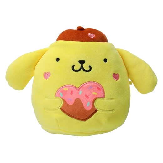 SQUISHMALLOW 6.5" POMPOMPURIN HEART COOKIE VALENTINES PLUSH NEW