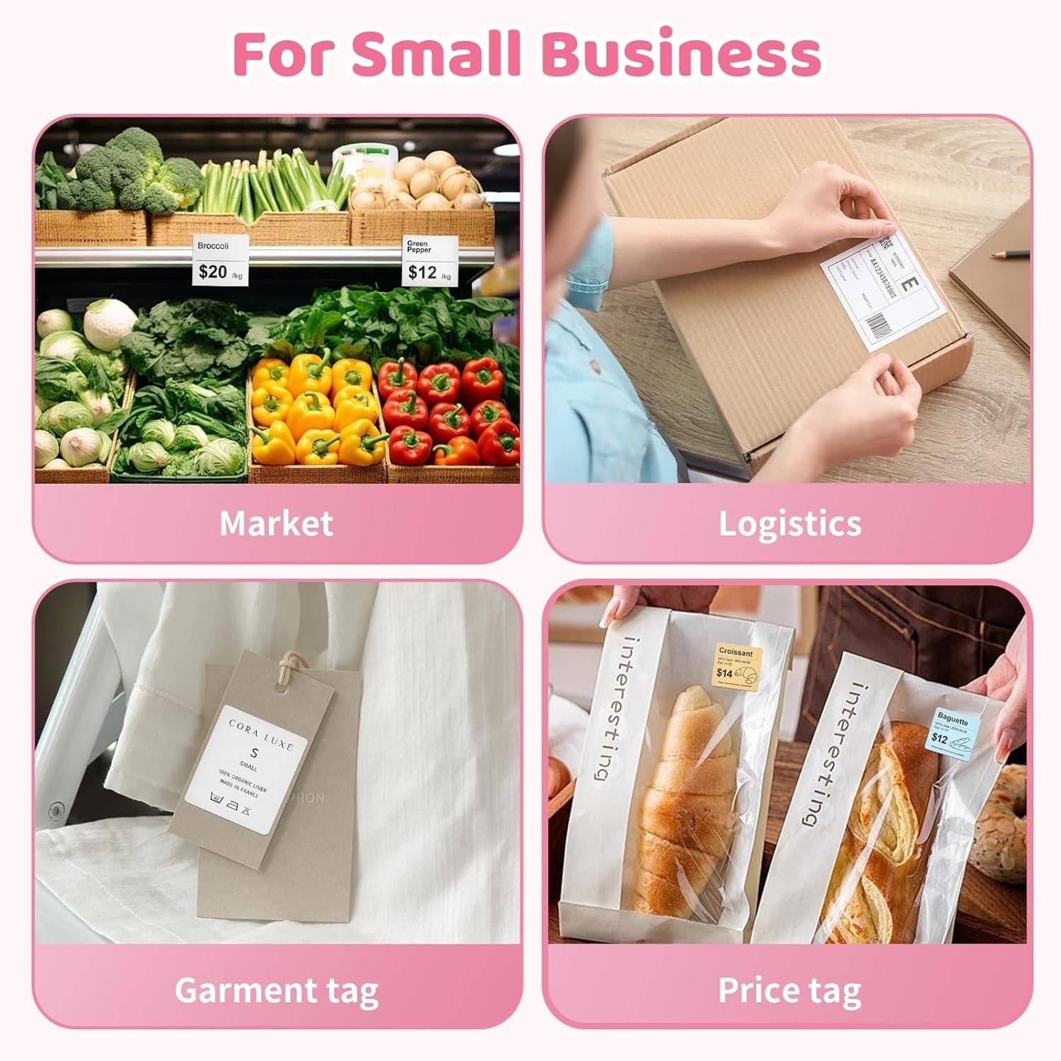 Versatile Mini Sticker Printer: Instant Labels & Stickers for Creative Projects