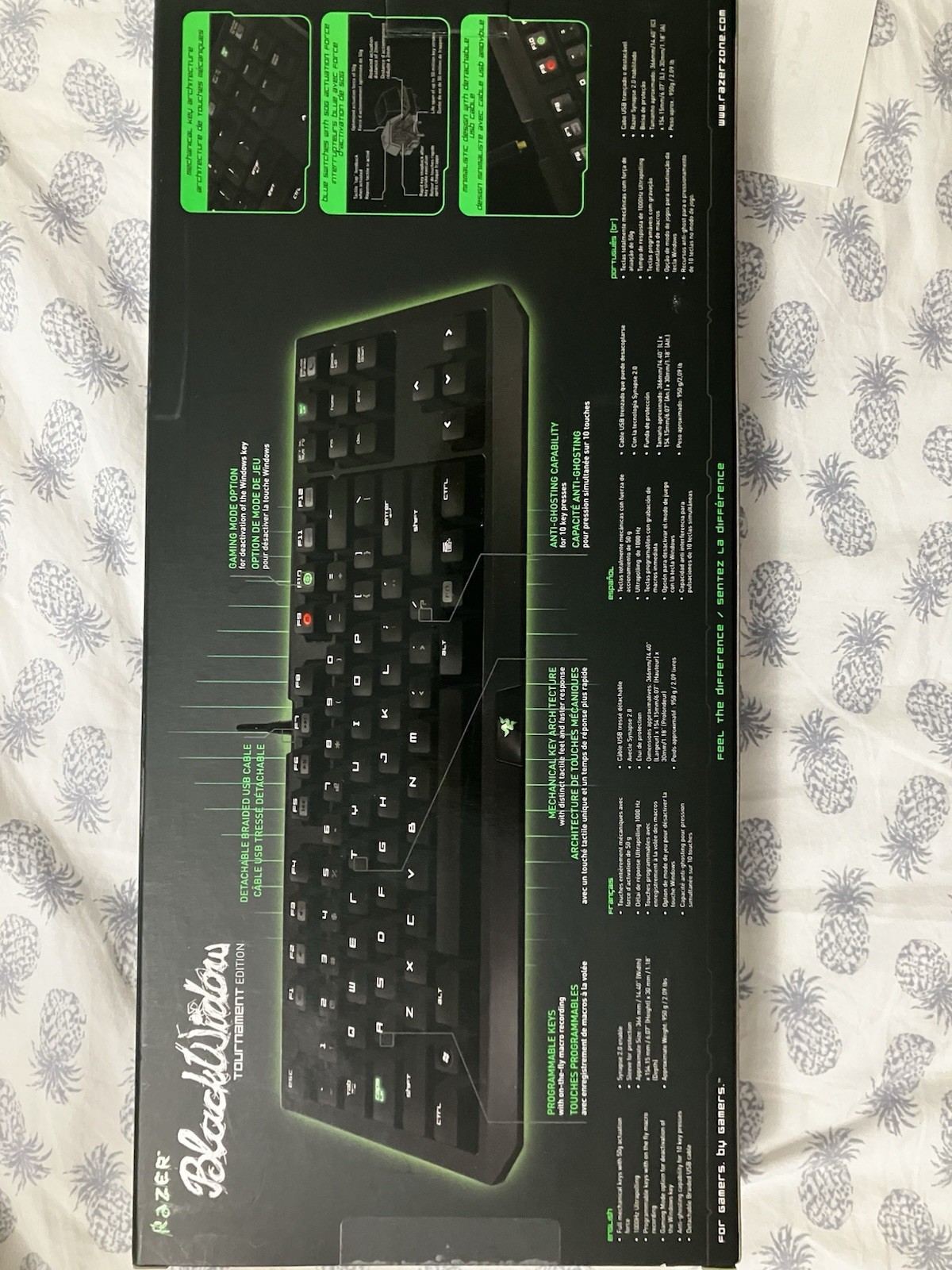 Razer BlackWidow Tournament Edition Wired Cherry MX Blue