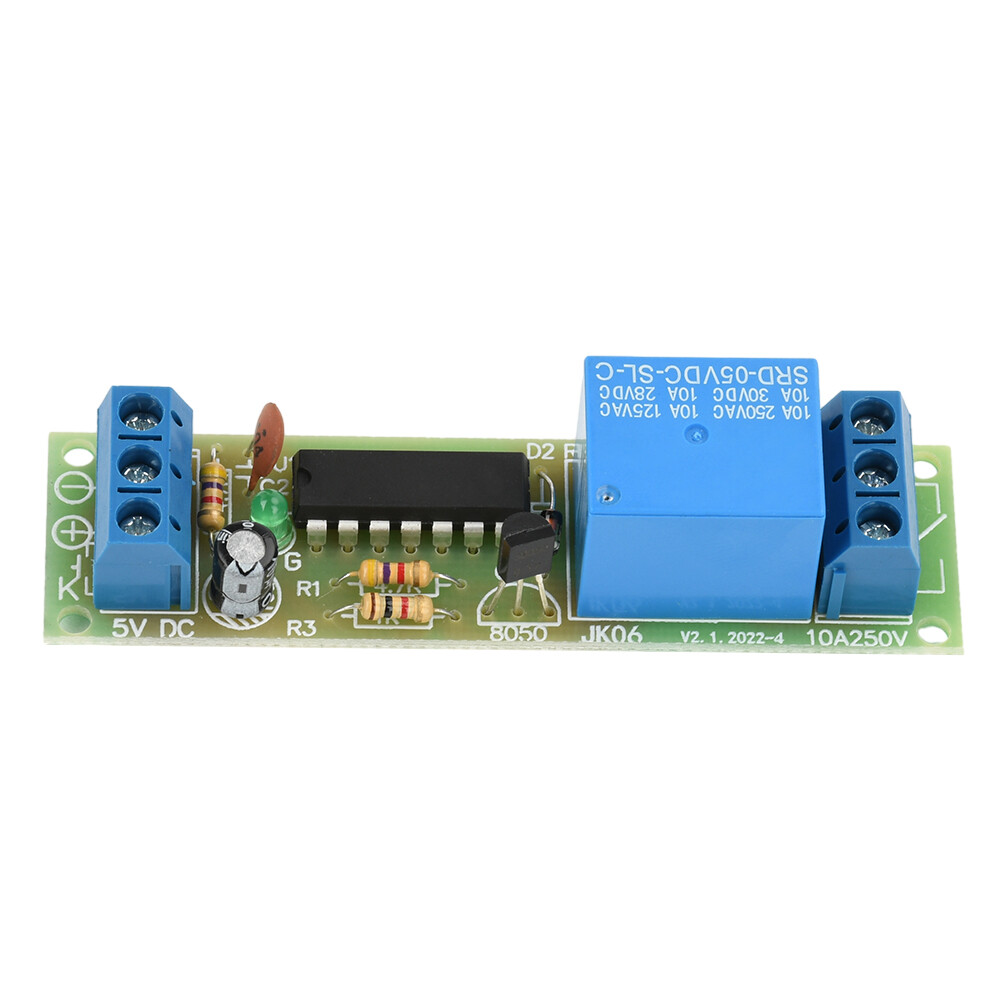 DC5V 1 Way Bistable Single Key Switch Relay Module High Level Self-Locking Relay