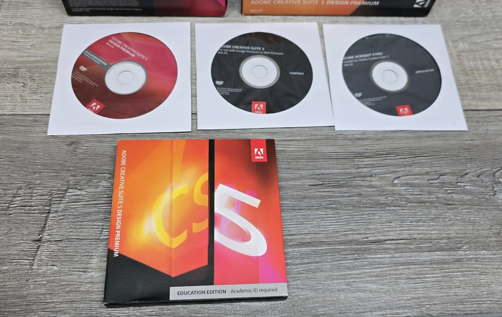 Adobe Creative Suite 5 Design Premium ~ Education Edition For MAC OS