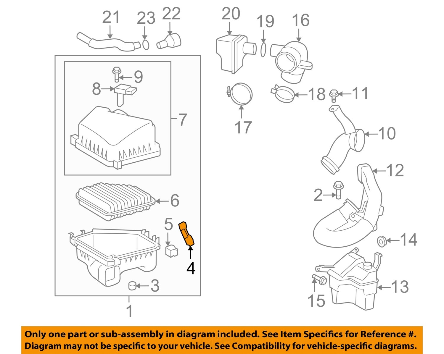 GM OEM 09-10 Vibe EngineTransaxle Air Intake-Capacitor 19184469