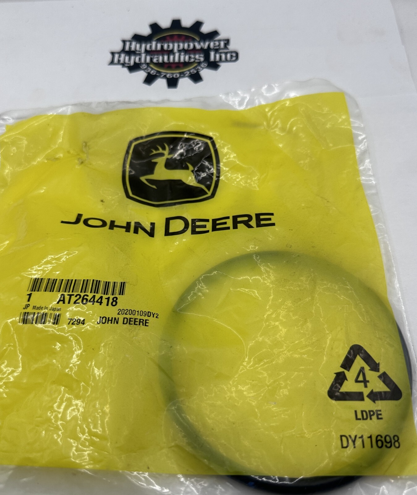 AT264418, John Deere, Rotary Manifold, Seal