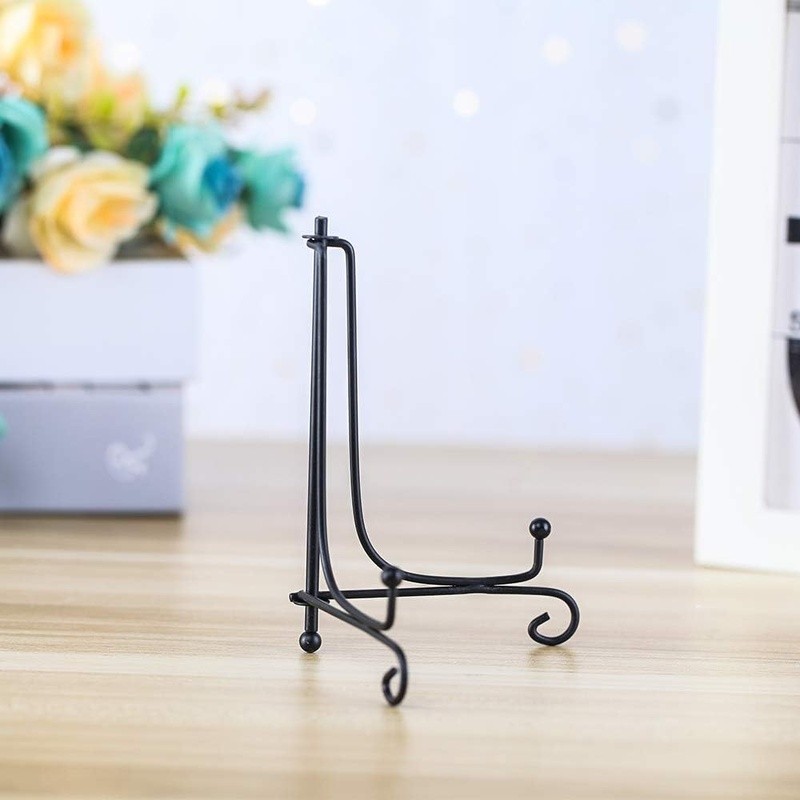 Metal Adjustable Display Stand Foldable Elegant Support Gallery Cafe Office New