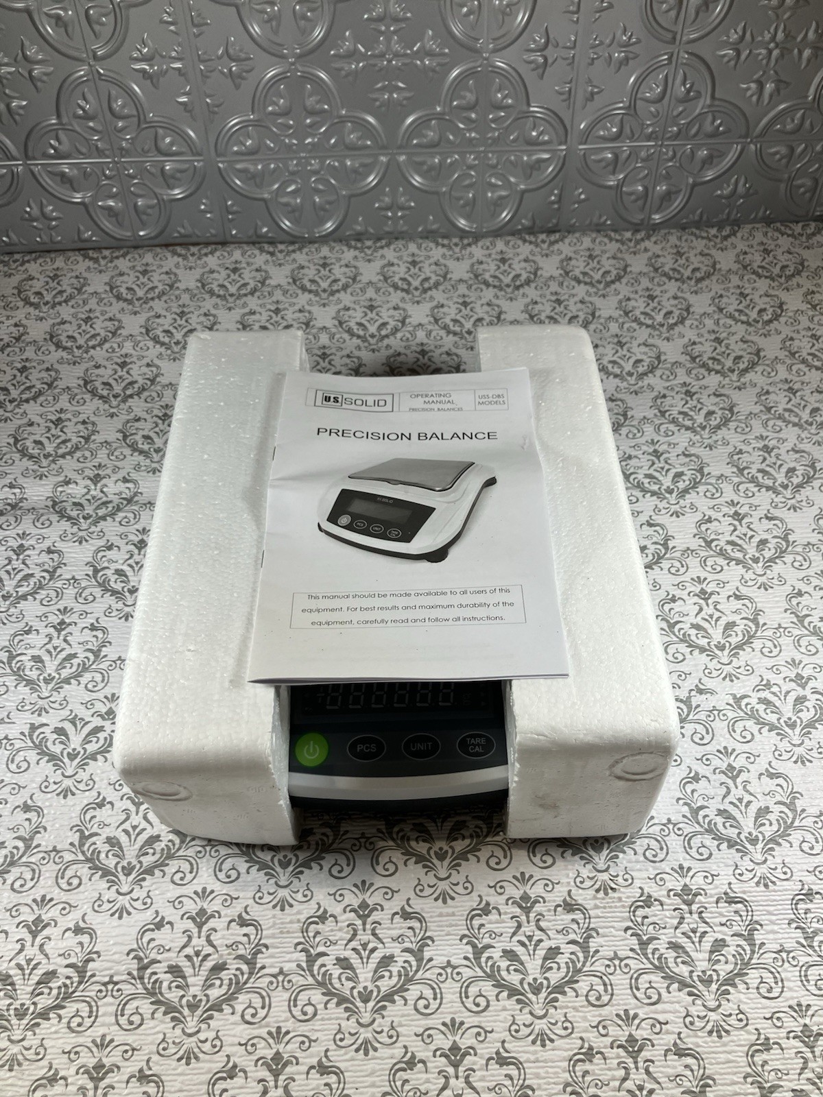 U.S. Solid 3000g x 0.01 g Precision Balance AC/DC Power Supply Missing