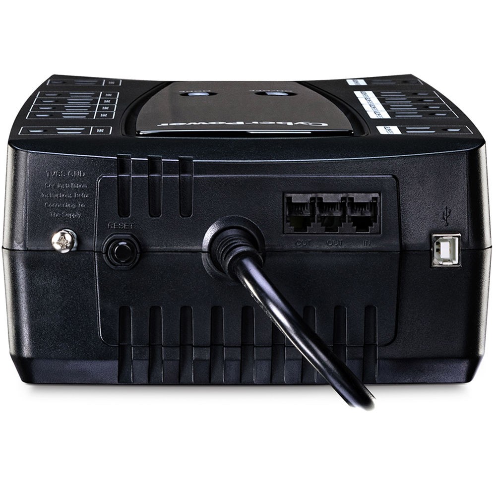 CyberPower AVRG900LCD-R 900VA/480W 12 Outlets UPS System - Certified Refurbished