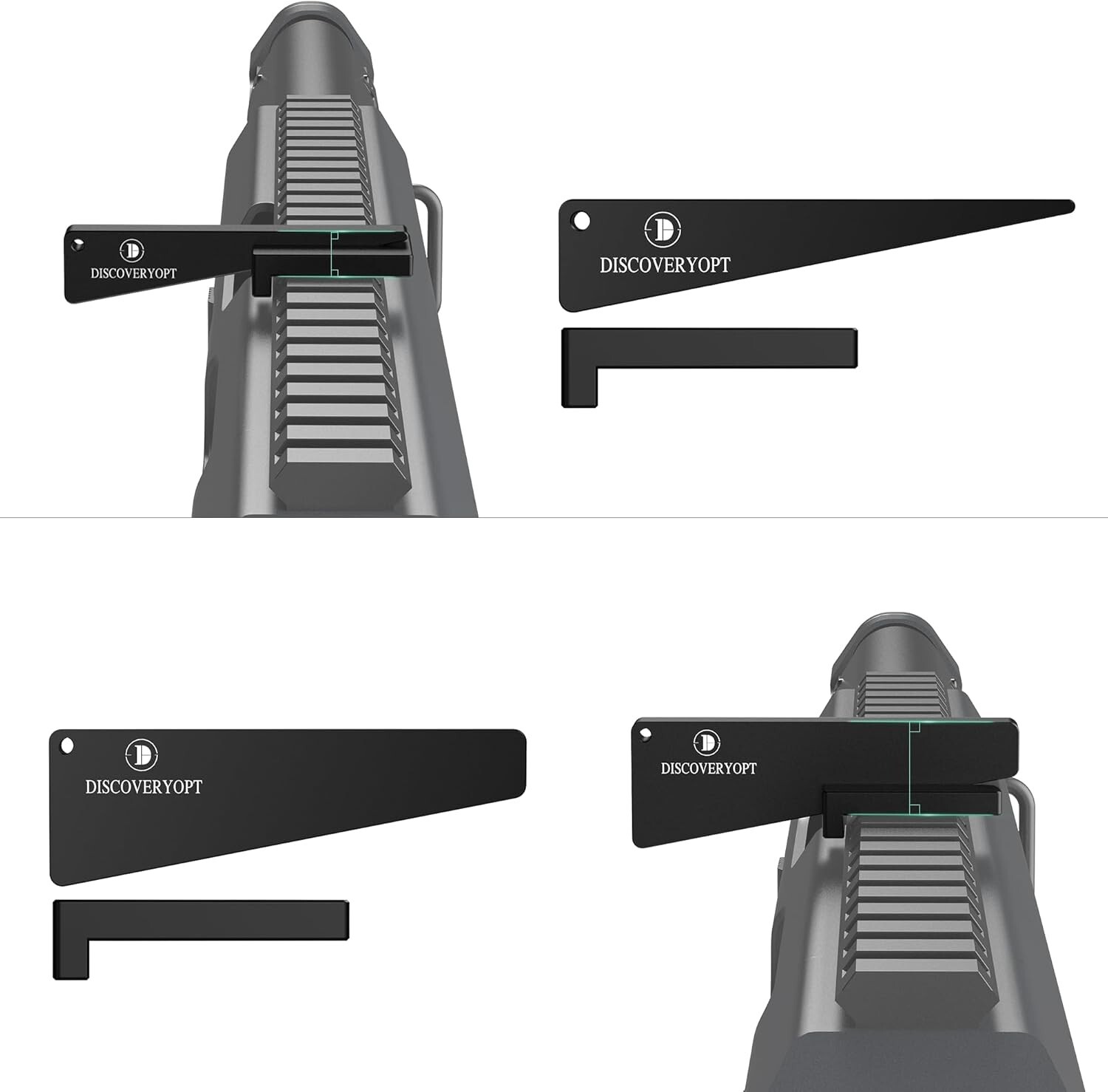 Scope Level Combo for Rifle Scope Mounting, Scope Leveling Kit, Scope Level Wedg