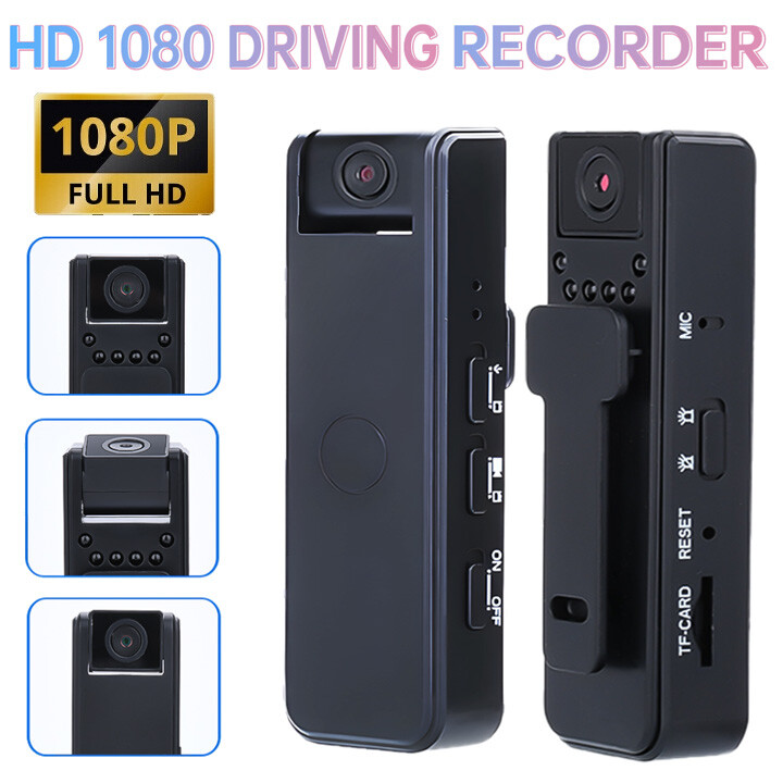 1080P Camcorder Mini Police Body Camera HD 180° Video DVR IR Night Vision new
