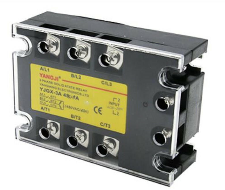 Three-phase SSR AC control AC AC-AC solid state relay YJGX-3A48150A 480VAC 150A