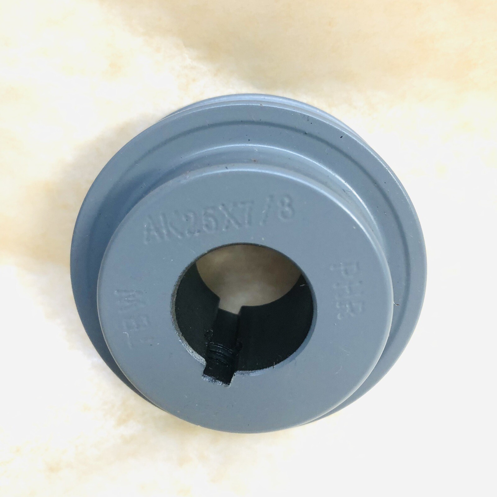 TB WOOD AK2578 AK25 x 7/8" FIXED BORE 1 GROOVE V-BELT PULLEY 2.55"OD