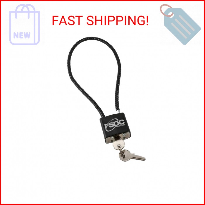 FSDC by Regal 15” Cable Gun Lock - Bulk Packaged - California DOJ Approved Lock