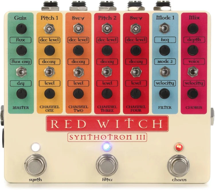Red Witch Synthotron III Analog Guitar Synth, Filter, and Chorus Pedal