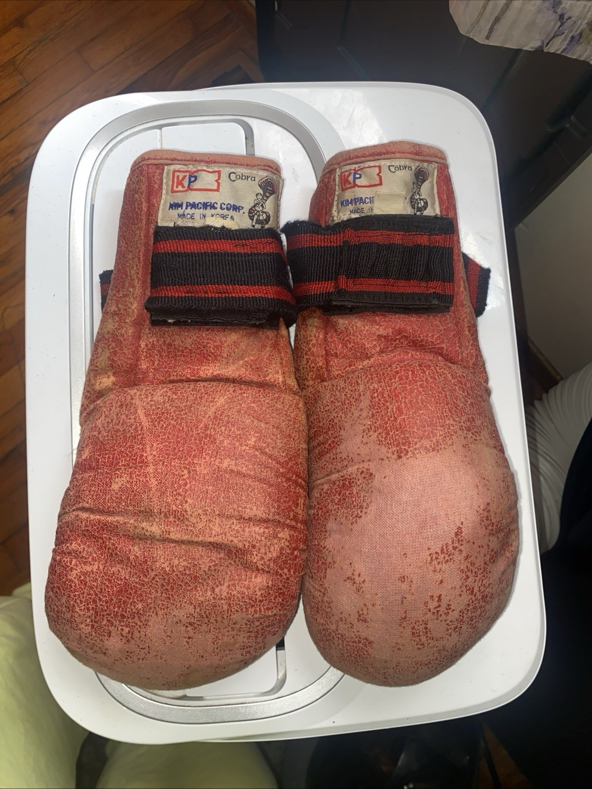 Vtg  Kim Pacific Corp. Cobra Gloves  Sz L Made In Korea