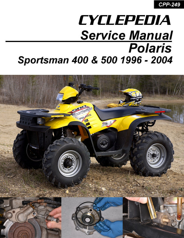 NEW PRINT BOOK 1996-2004 Polaris Sportsman 400/500 Service Repair Manual CPP-249