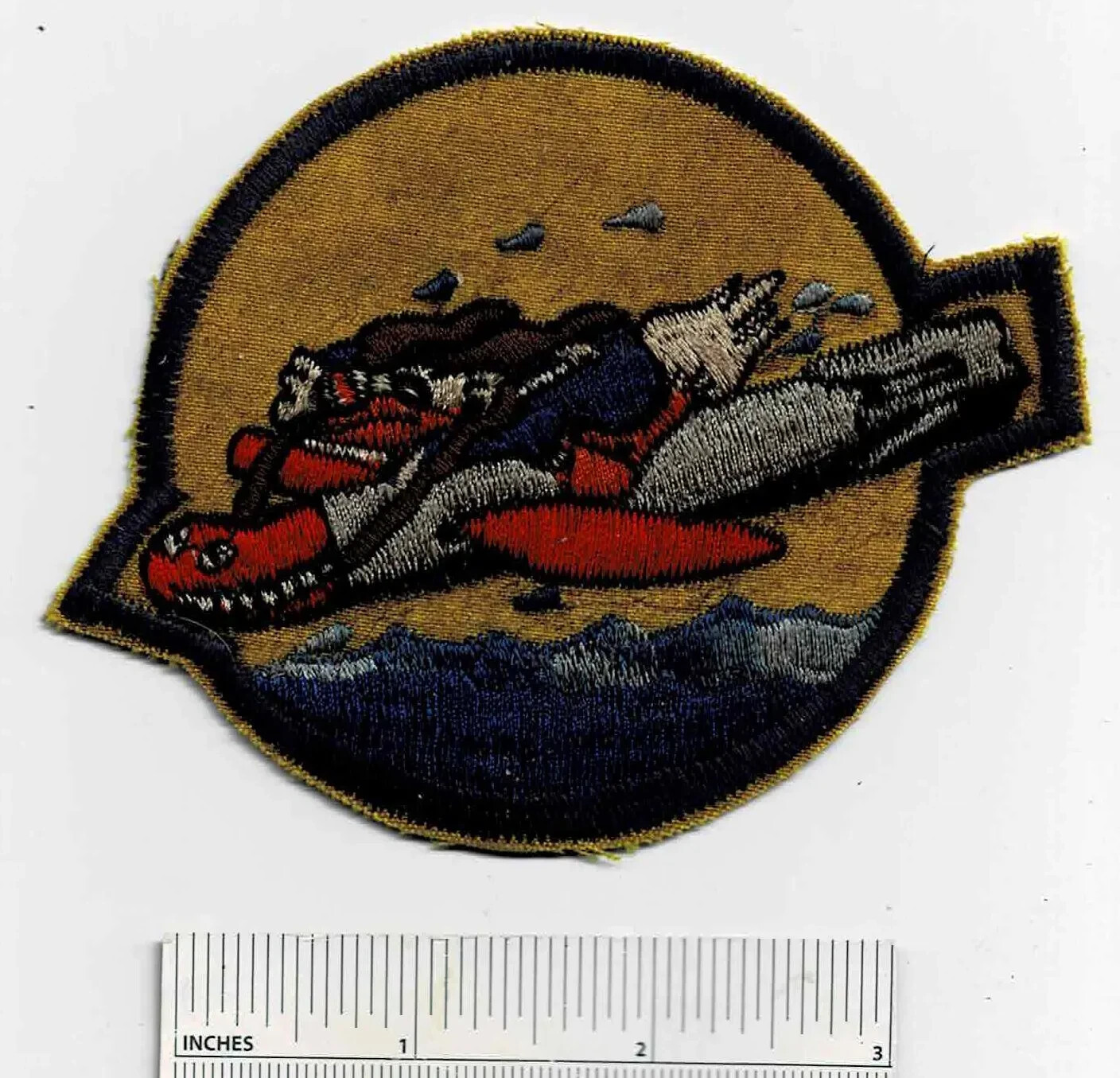 WW2 DONALD DUCK VT-8 Torpedo Plane Squadron WWII US Navy Shoulder Patch Cloth