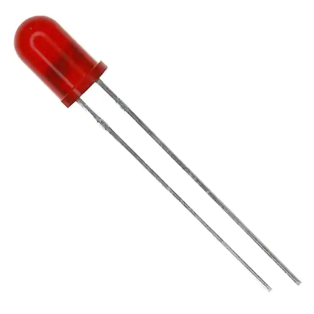 Pack of 10 TLHR5400 Led Through Hole Red Diffused 619nm T-1 3/4 T/H Discrete 2V