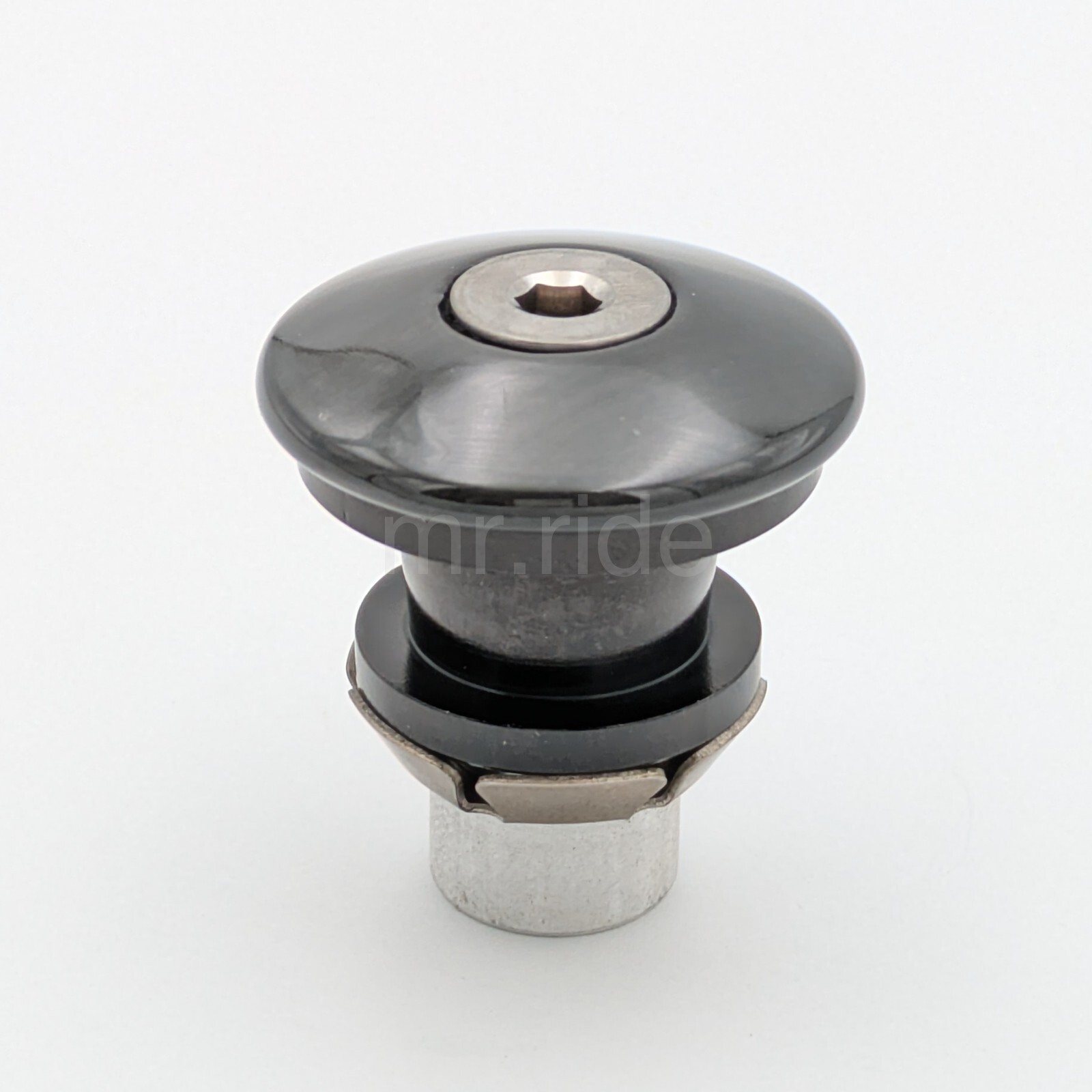 Bike Fork Steerer Compressor/Expander Plug W/ carbon Top Cap 1-1/8" 3 Colors