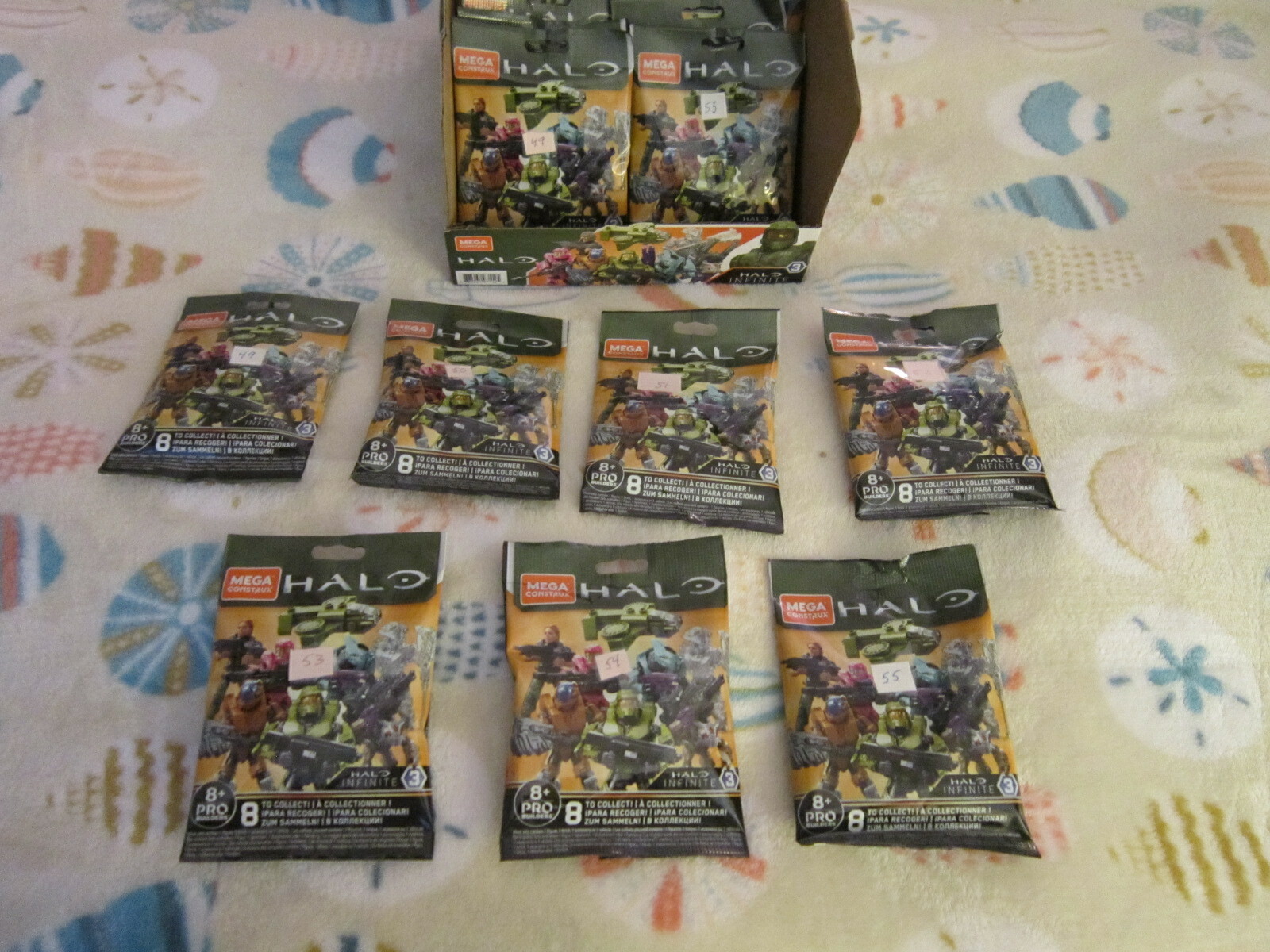 Mega Construx Halo Infinite 3 Pro Builders MINIFIGS, MICRO WASP, YOU PICK   #16B
