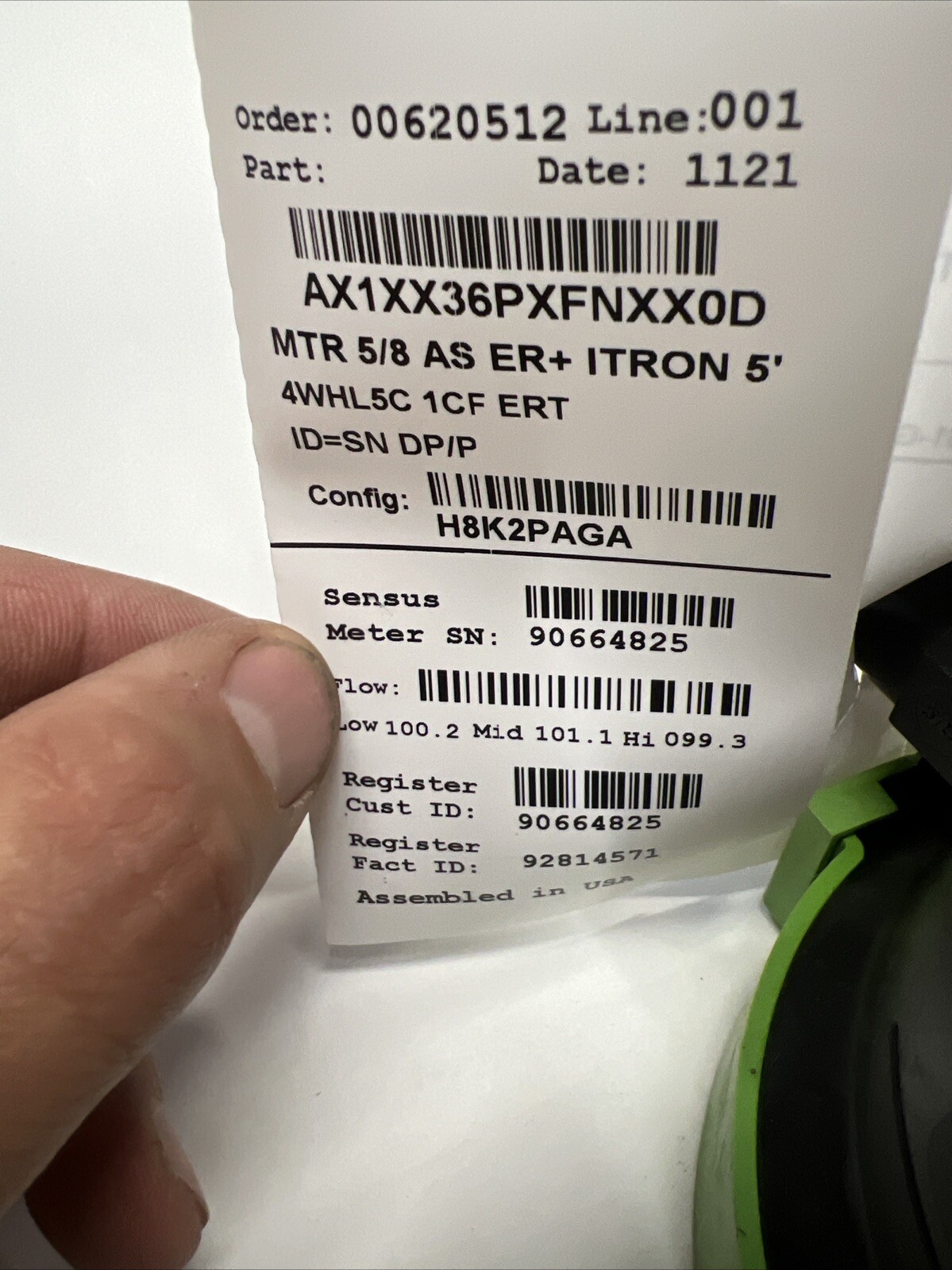Sensus Sr2 As Water Meter