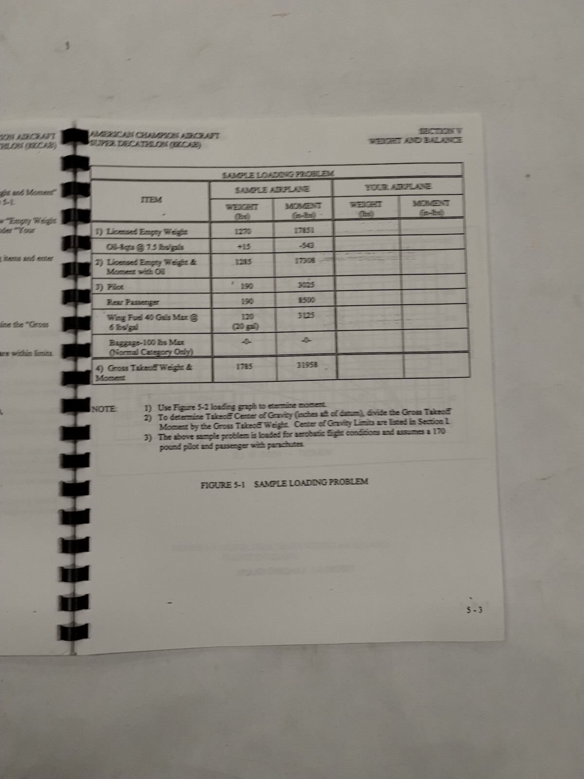 American Champion Super Decathlon 8KCAB Pilots Operating Manual-Copy