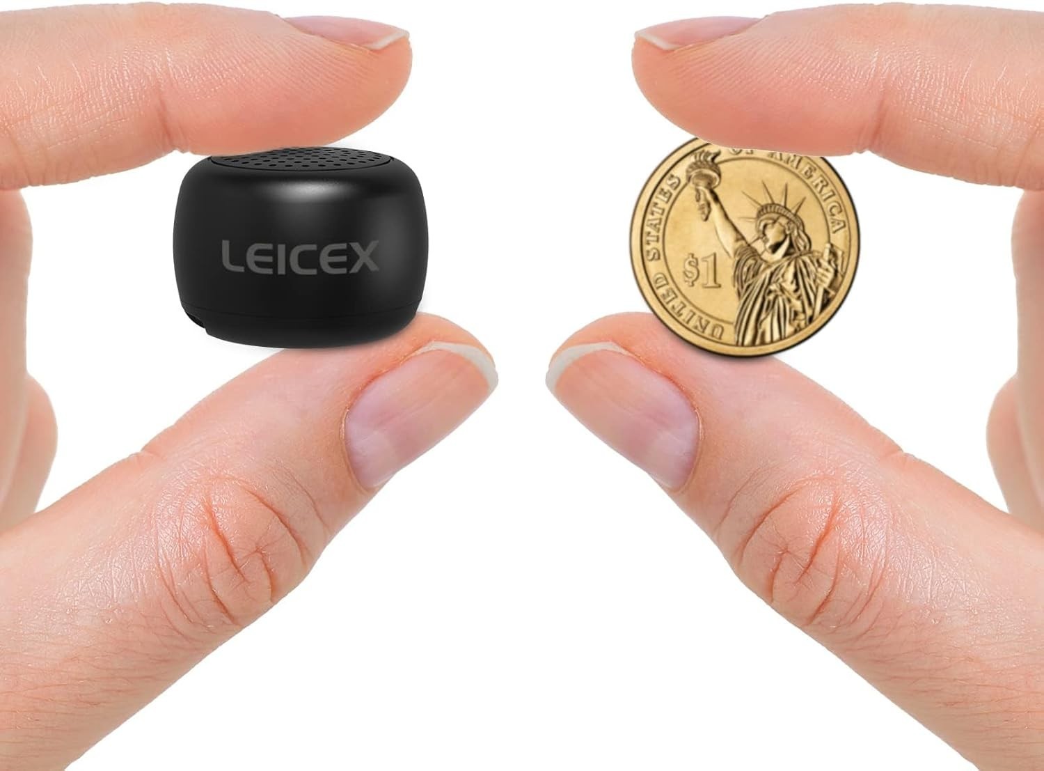Mini Bluetooth Speaker, Small Tiny Portable Bluetooth 5.0 Speakers Perfect for O