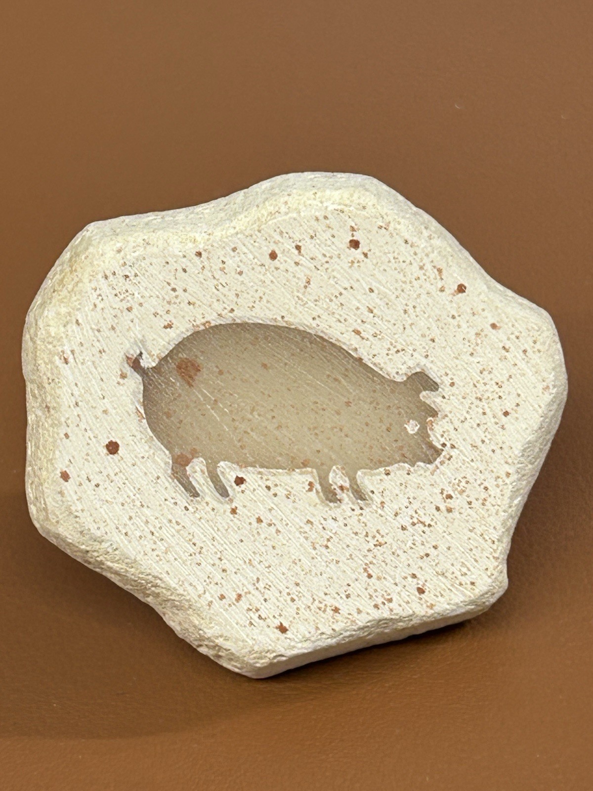 Vintage Stucco NIGHT LIGHT Pig Theme Plug In 90s