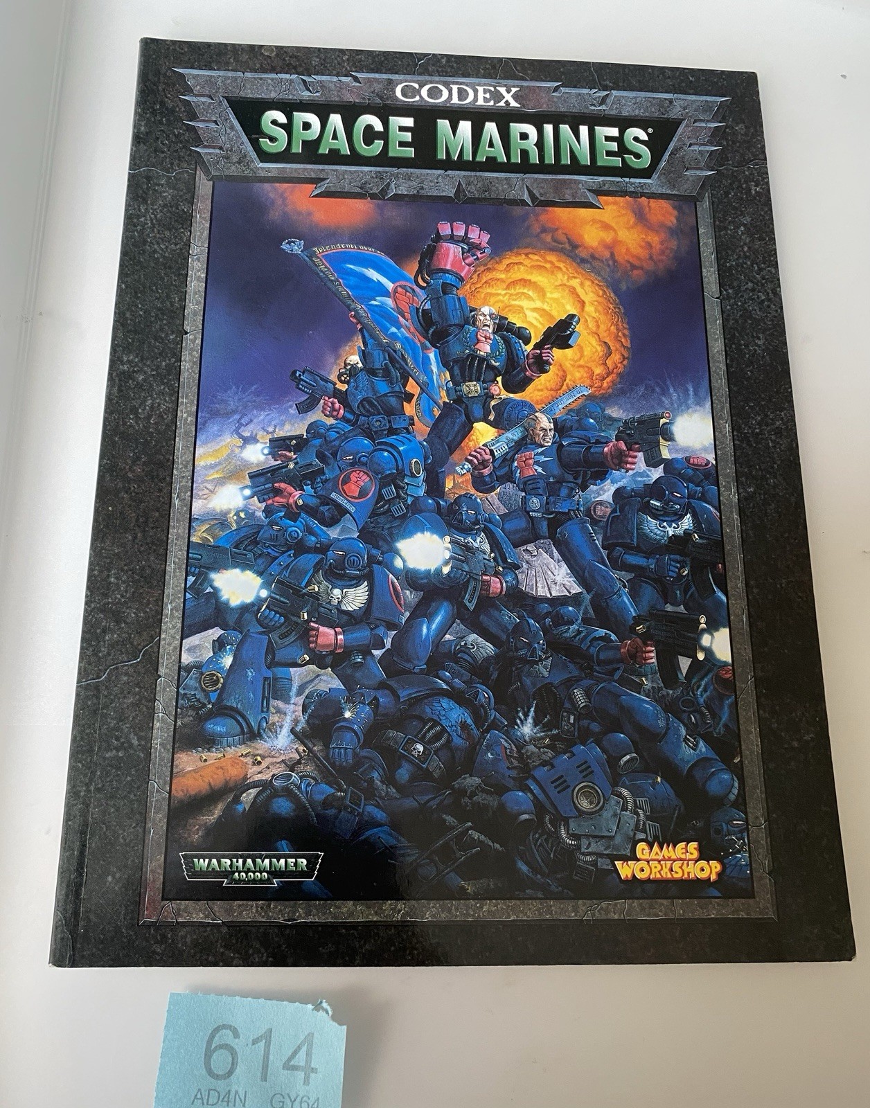 40k 3rd Ed Space Marines Codex, OOP Softcover Book, V.Good Condition