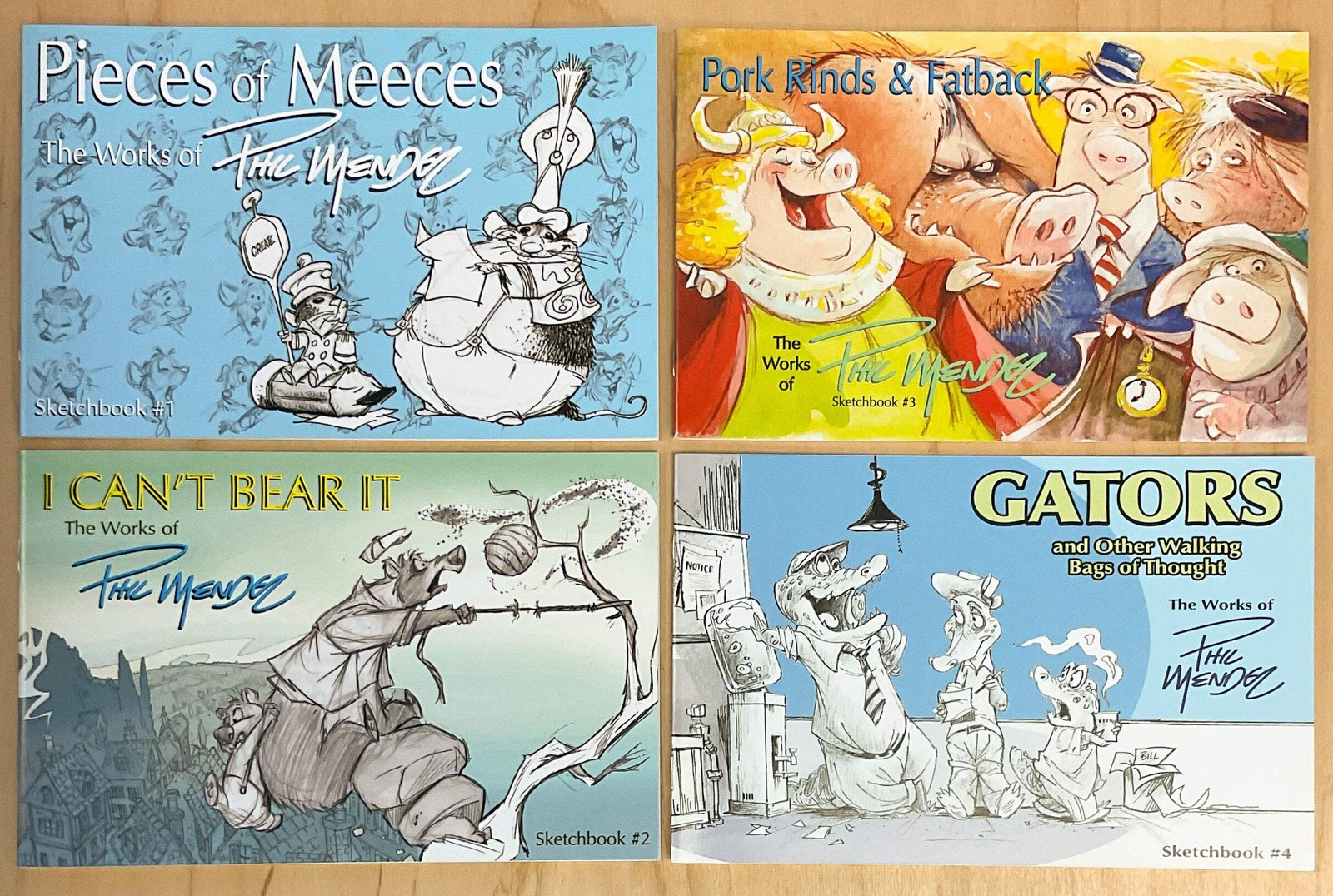 The Works of Phil Mendez: Pieces of Meeces, I Can't Bear It, Pork Rinds & Fat...
