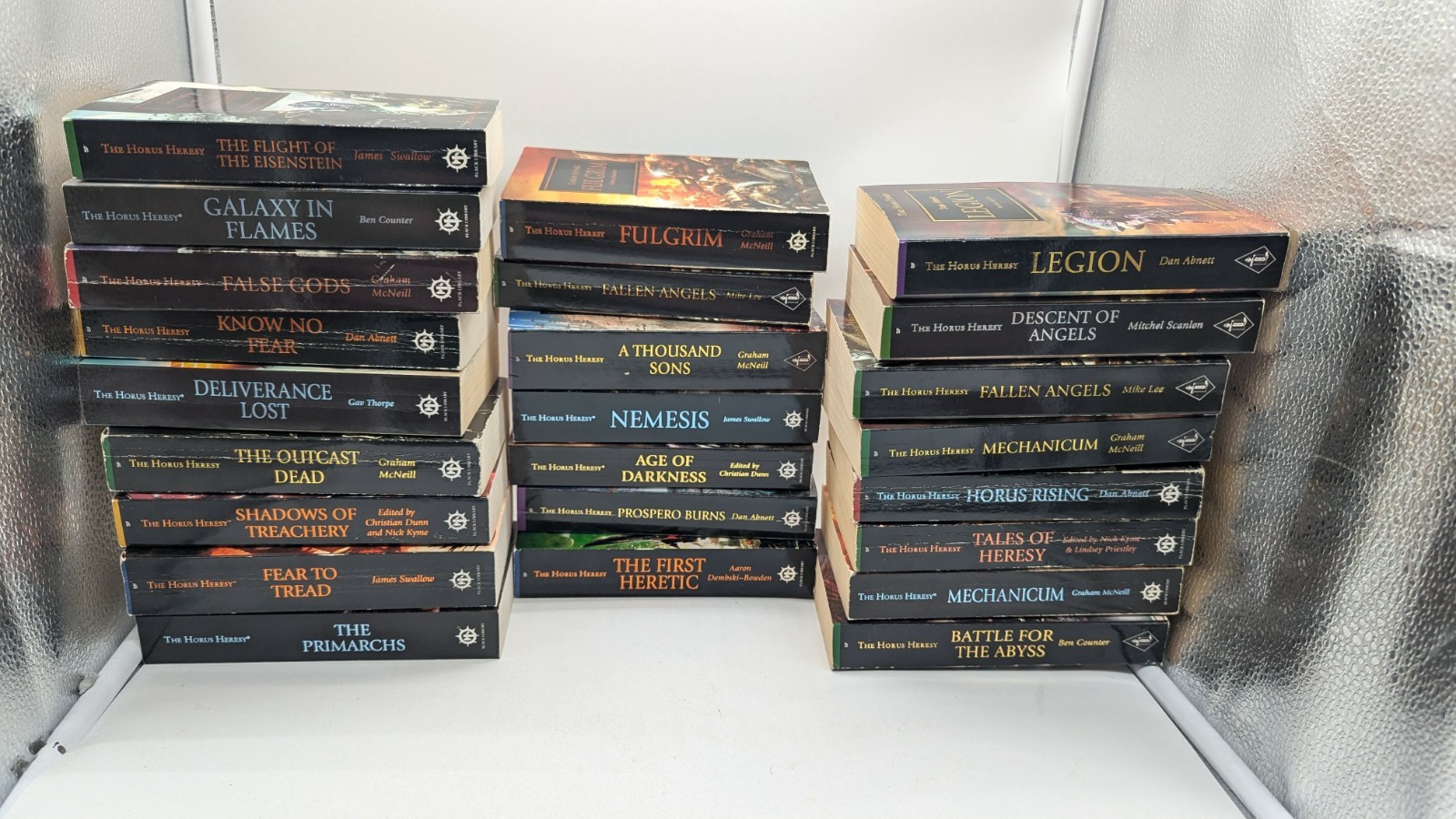 The Horus Heresy Mass Market Paperbacks, Some 1st edition